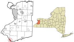 Location in Erie County, New York.