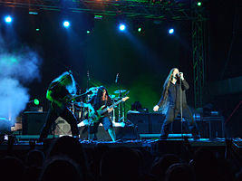 Atrocity performs at the Kavarna Rock Fest in 2010