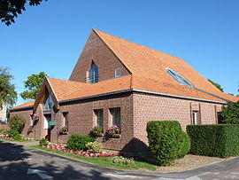 The town hall of Heuringhem