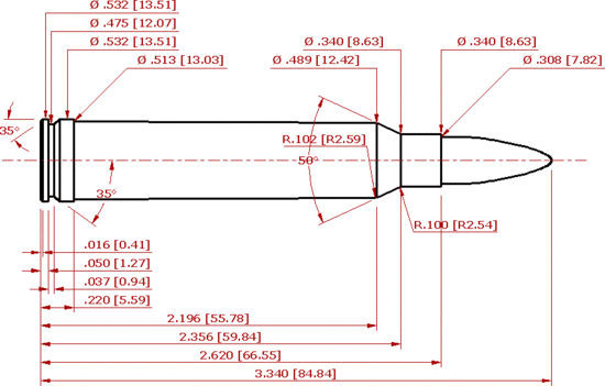 300 Winchester Magnum Schematic