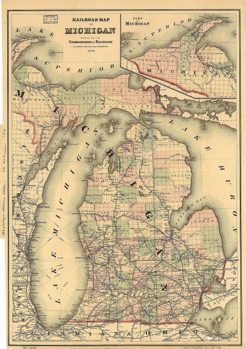 By 1876, the Grand Rapids and Indiana Railroad had built a line north to Petoskey with stops in Boyne Falls and Melrose. This link to cities in lower Michigan brought increased population to Charlevoix County, and new political power to the eastern part of the county.