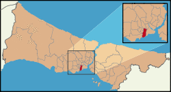 Location of Zeytinburnu in Istanbul