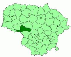 Location in Lithuania