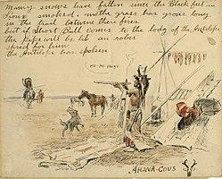 Maney Snows Have Fallen...(Letter from Ah-Wa-Cous (Charles Russell) to Short Bull).jpg