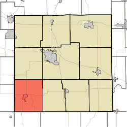 Location in Marshall County