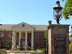 Outside the Gates of Governor's Mansion - Little Rock - Arkansas - USA.jpg