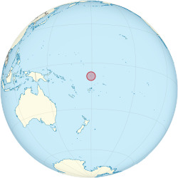 Location of Tuvalu