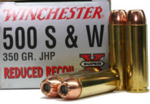Reduced Recoil Winchester factory load for the 500 S&W Magnum.