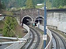 Photograph of a railway tunnel