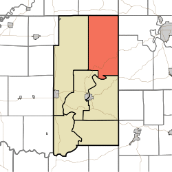 Location in Martin County