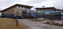 The administration building of the county government