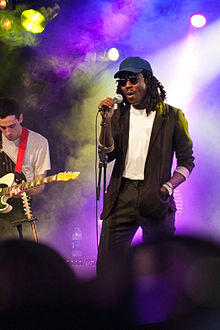 Hynes performing as Blood Orange at Way Out West in Gothenburg, Sweden, August 2014