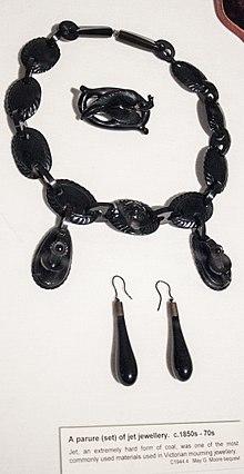 Jet jewellery
