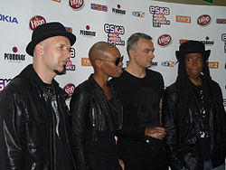 Skunk Anansie at the Eska Music Awards in 2011