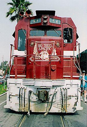 Santa Cruz, Big Trees and Pacific Railway CF7 No. 2641 front view.jpg