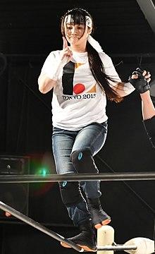 20160616 Ai Shimizu at Warabi Wrestle Arena.jpg
