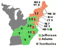Electoral College map