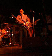 Lee Jackson, during the Wolverhampton leg of the Keith Emerson & The Nice tour, October 2002
