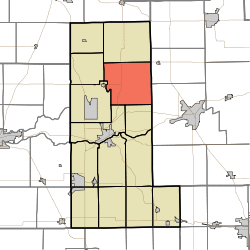 Location in Miami County