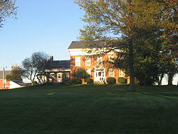 The Mead-Zimmerman Farmhouse on State Route 13