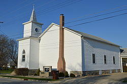 Methodist church on Main Street