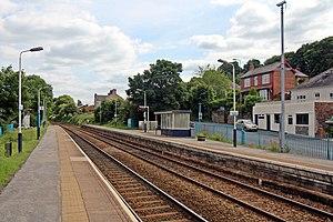 Along platform 2, Caergwrle railway station (geograph 4032054).jpg
