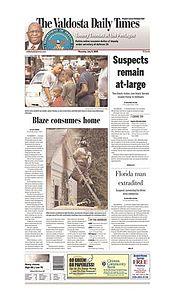 The Valdosta Daily Times front page.jpg