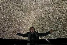 Alyssa Goodman under the Gaia Stars at New York's Hayden Planetarium.jpg