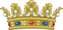Crown of a Duke of France (variant).svg