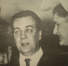 Black-and-white photograph of Borges