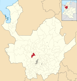 Location of the municipality and town of Sopetrán in the Antioquia Department of Colombia