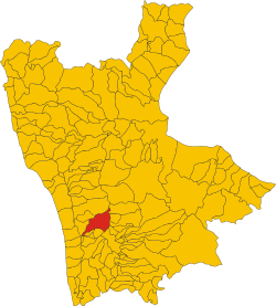 Rende within the Province of Cosenza