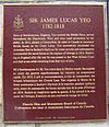 Sir James Lucas Yeo plaque at Royal Military College of Canada.jpg