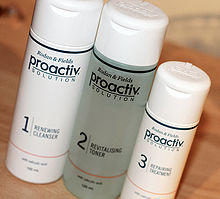 Proactiv three-step kit, June 2013 (cropped).jpg
