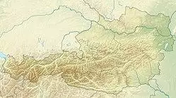 Location of the lake in Austria.