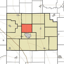 Location of Union Township in Clinton County