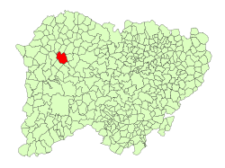 Location in Salamanca