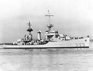 USS Balch (DD-363) underway off Quincy, Massachusetts (USA), on 23 September 1936 (NH 61695).jpg