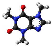 3D structure of caffeine