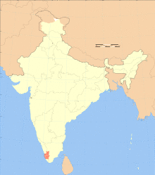 India Central Travancore locator map.svg
