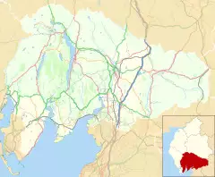 Newby Bridge is located in South Lakeland
