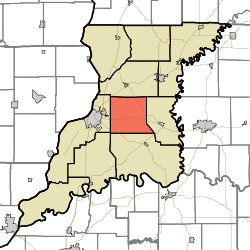 Map highlighting Palmyra Township, Knox County, Indiana.svg