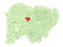 Location in Salamanca