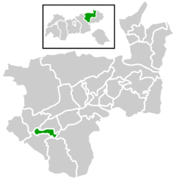Location within Kufstein district