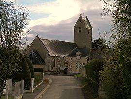 The church and town hall in Vacognes
