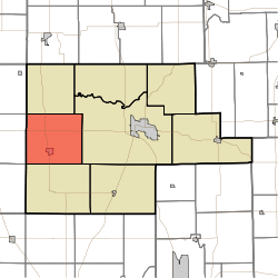 Location of Union Township in Fulton County
