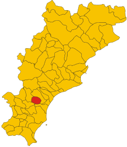 Balestrino within the Province of Savona