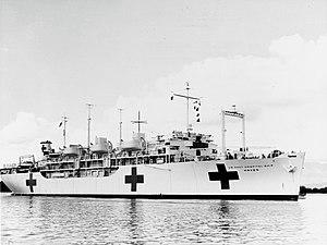 USS Haven (AH-12) on 19 January 1954 (NH 98796).jpg