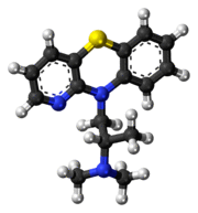 Ball-and-stick model of isothipendyl