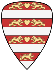 The "Árpád stripes": four silver and four red stripes